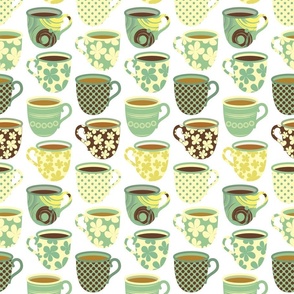 (M) Retro Coffee Cups