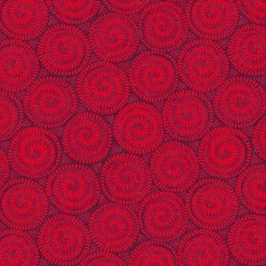 Pinwheel//Saturated Red//Small Scale