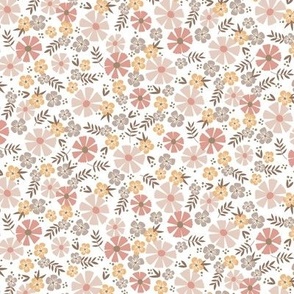 Pinwheel Floral - Soft Blush