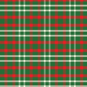 Christmas plaid green and red