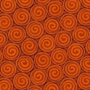 Pinwheel//Saturated Orange//Small Scale