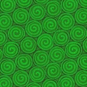 Pinwheel//Saturated Green//Small Scale