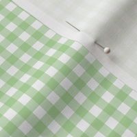 1/4" Gingham Check (basil) // Love Some Bunny collection