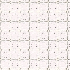 target dots gingham in pink and olive