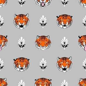 Moods of a Tiger (Grey and Orange)