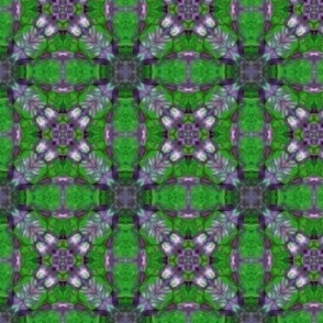 lavender grass - abstract geo