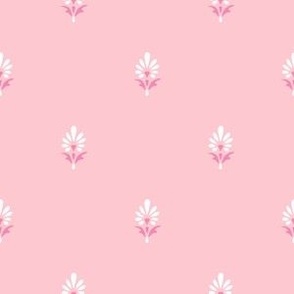 Ditsy Floral Buti Pattern (Pink)