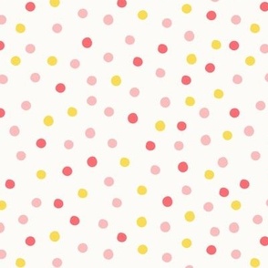 Dots-Pink Peonies Collection 