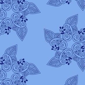 Blue Flowers of Henna