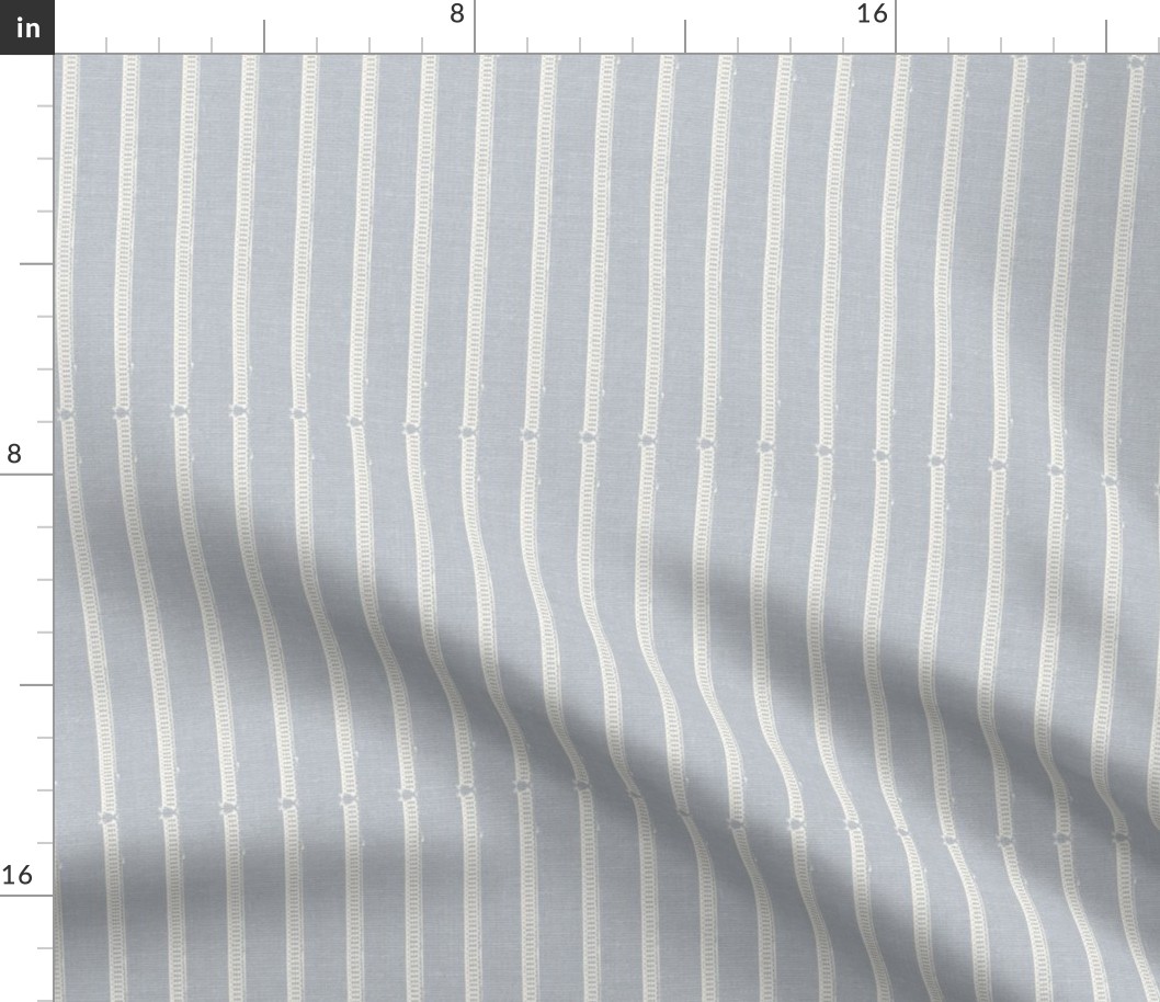 Vintage Stripes Lavender Grey