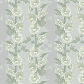 Hollyhock Stripes Neutral Sage Smaller