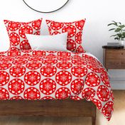 Jean hearty empowered coral trending wallpaper living & decor current table runner tablecloth napkin placemat dining pillow duvet cover throw blanket curtain drape upholstery cushion duvet cover clothing shirt wallpaper fabric living home decor 