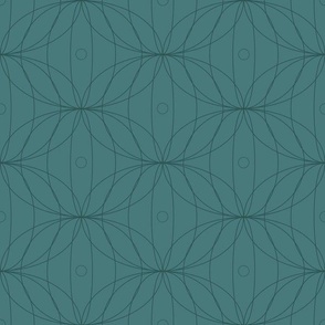 Deco Lounge, Dusty Teal