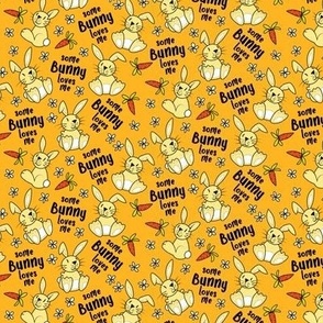 some bunny loves me - yellow