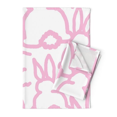 Pink Bunny Fabric Bunny Bottoms