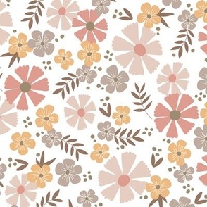 Pinwheel Floral Large - Soft Blush