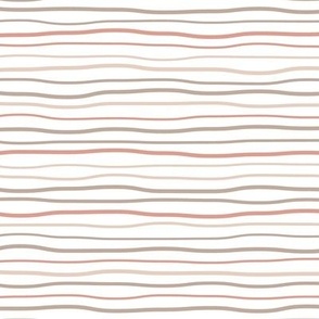 Wavy Stripe - Soft Blush