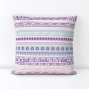 Hehet in Cotton Candy, Lilac, and Seaglass | 24" Repeat