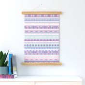 Hehet in Cotton Candy, Lilac, and Seaglass | 24" Repeat
