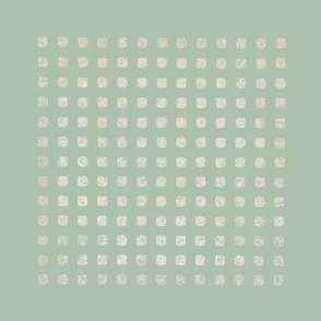 Square Grid Dots - Extra Large Textured Neutral Earth Tones Benjamin Moore Pine Forest Palette Subtle Modern Abstract Geometric
