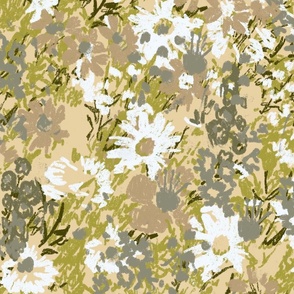 CT2293 Muted Floral in Tan 