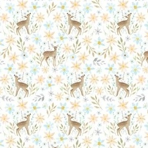 Summer fawn and flowers (small)