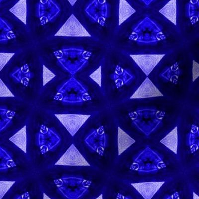 midnight blue lattice - 