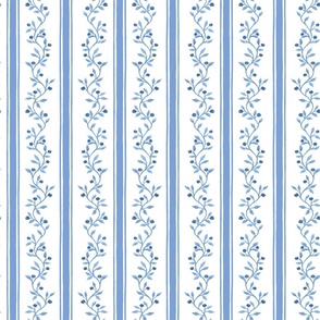 Libby Stripe in Cornflower Blue