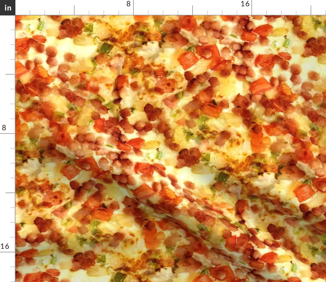 bacon pineapple ranch pizza