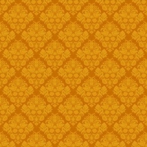 COVID daMASK in Gold, Light on Dark, Small