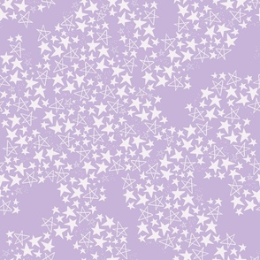 Mono Pastel Stars - Violet