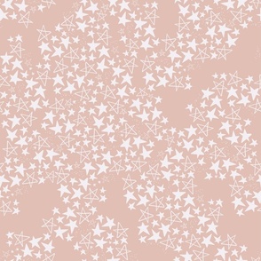 Mono Pastel Stars - Peach