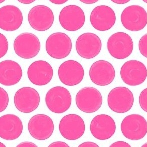 INKY DOTS HOT PINK