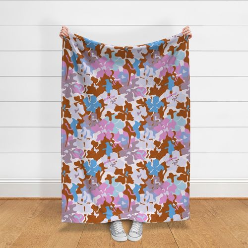 Flower Power - Vintage Ocean Breeze / Large