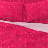 White Vine Stripe Hot Pink