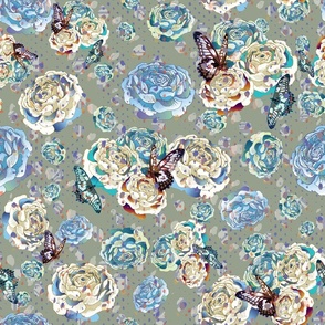 SAGE CONFETTI FLORAL