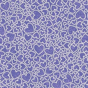 Little hearts purple random