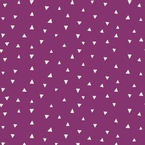 Desert Blooms: Purple Triangle Dot
