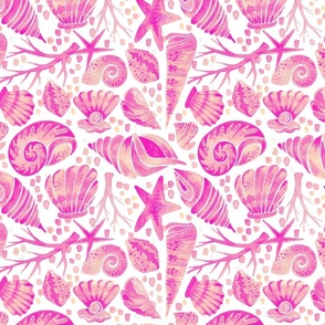 Painted Seashells – Pink