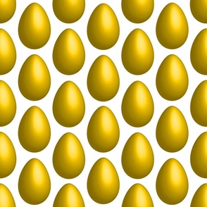 Easter Eggs yellow solid