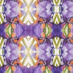 Purple Iris Detail