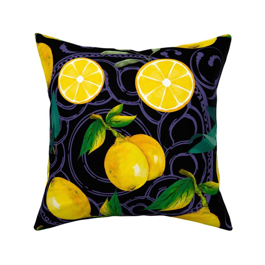  Mediterranean,Italian style,citrus,lemons,majolica pattern 