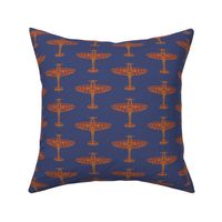 Supermarine Spitfire Repeating Pattern - Roundel Colors