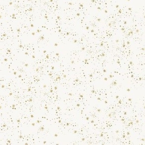 Gold Splatter and Stars / Tiny Scale