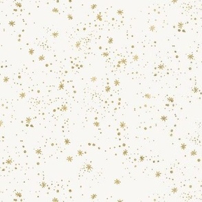 Gold Splatter and Stars / Small Scale