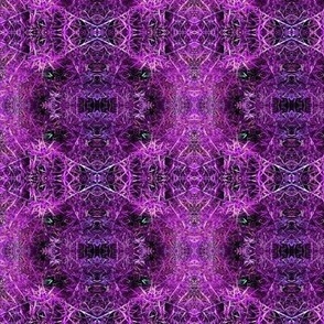 A Leafy Fairy Garden Screen of Purple