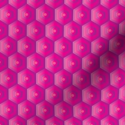 Pretty Pink Hexagons