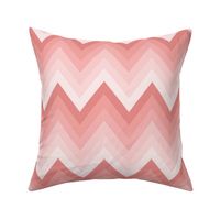 Rose Ombre Chevron