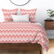 Rose Ombre Chevron