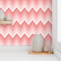 Rose Ombre Chevron